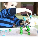 “Knete-Geometrie”-Spiel