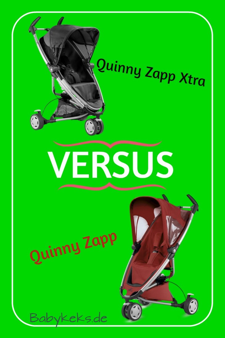 Direktvergleich Quinny Zapp vs. Quinny Zapp Xtra Babykeks