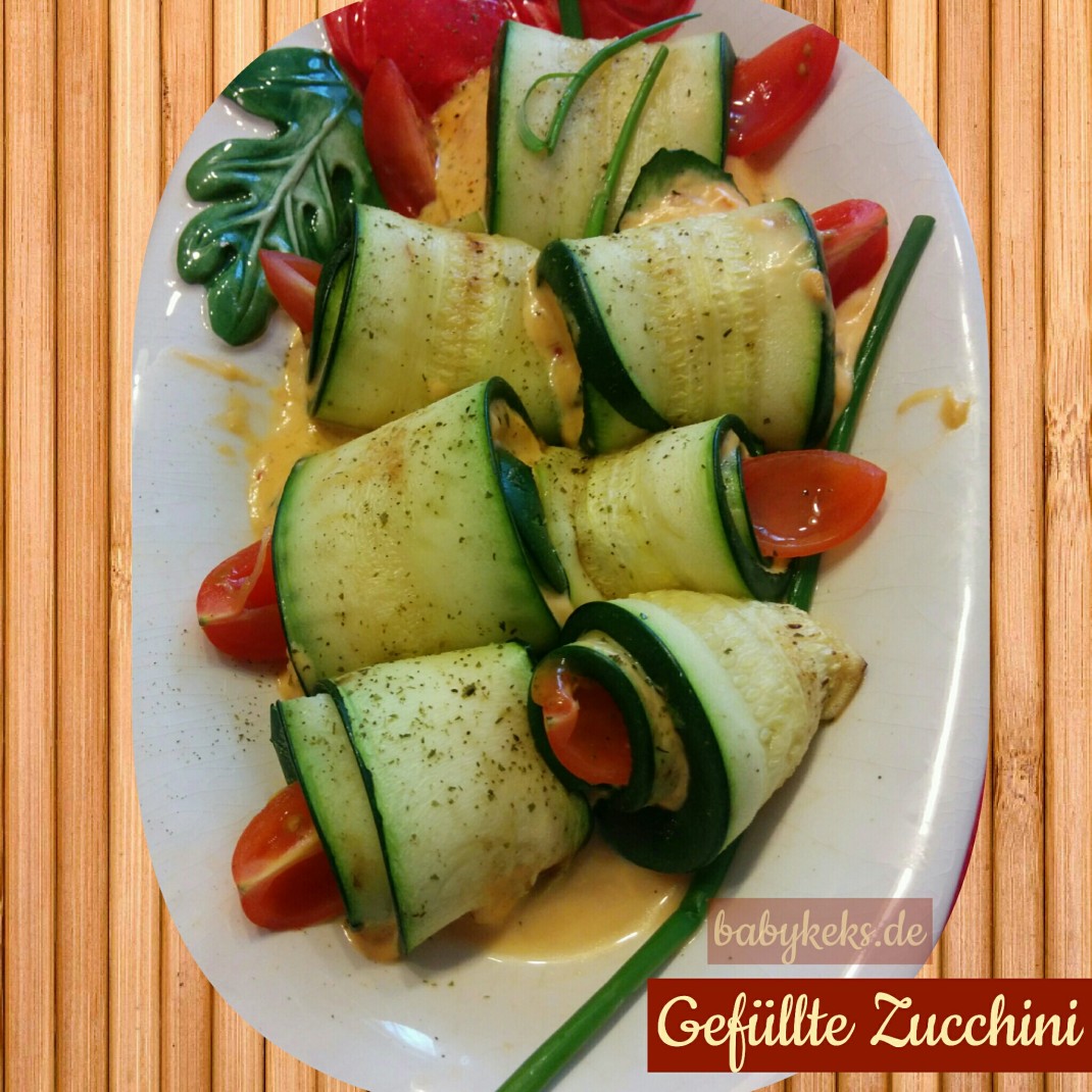 Gefüllte Zucchini als Vorspeise | Babykeks