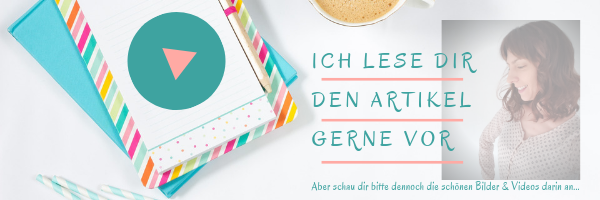 Information für folgende Möglichkeit: Dieser Artikel wird von der Autorin selbst vorgelesen