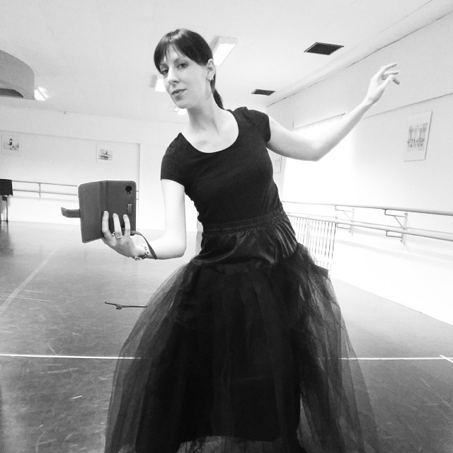 Ballett im 7. Monat ;-) Tutu geht hinten leider nicht mehr zu *hihi"...