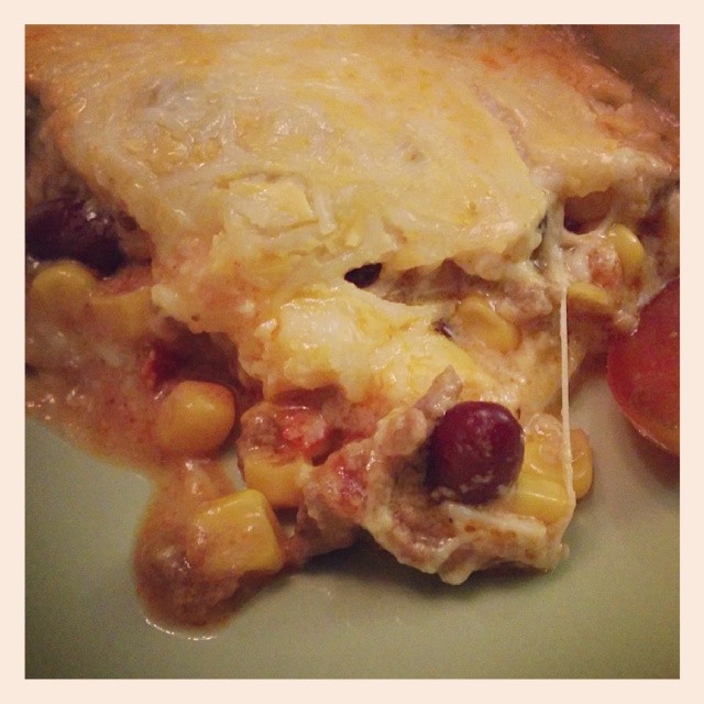 Aus der Reihe "erste Male"! Heute spontan Chilli con carne Quiche yummy!!!