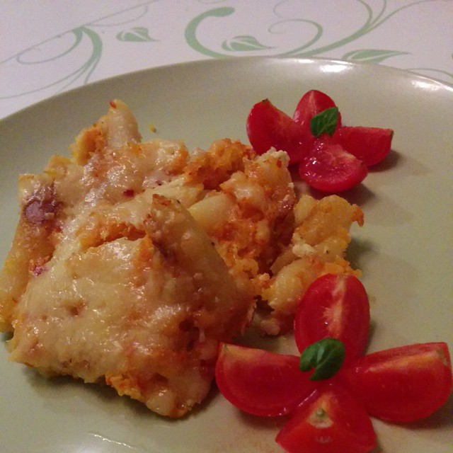 babykeksblog Experimentelle Küche im Hause #Babykeks Heute #Kürbis Schupfnudel #Gratin #nofilter #dinner