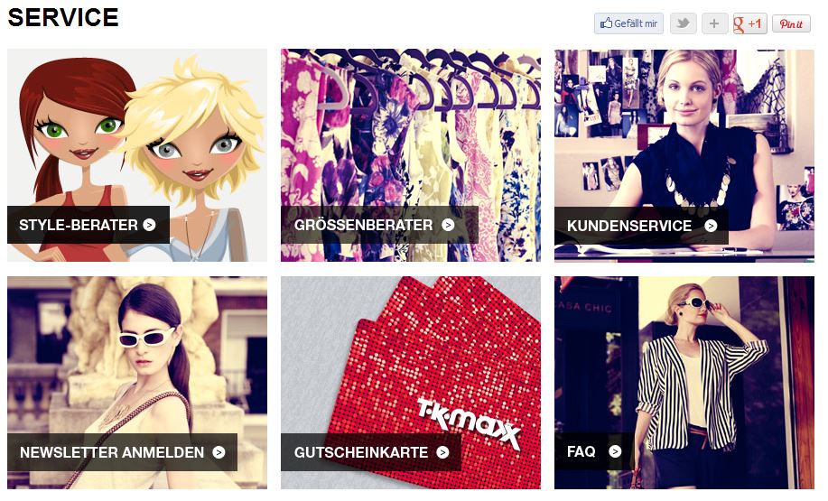 Quelle: TK Maxx Internetpräsenz